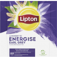 Lipton thé Feel Good Selection, Earl Grey, boîte de 100 sachets