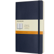 Notitieboek Moleskine large 130x210mm lijn soft cover sapphire blue