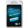 Integral Neon clé USB 2.0, 16 Go, bleu