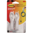 Command porte-câbles, medium, capacité 900 g, blanc, blister de 2 pièces