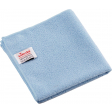 Vileda Professional r-MicroTuff Base chiffon en microfibre, paquet de 5 pièces, bleu