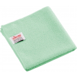 Vileda Professional r-MicroTuff Base chiffon en microfibre, paquet de 5 pièces, vert