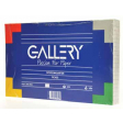 Gallery fiches blanches, ft 12,5 x 20 cm, ligné, paquet de 100 pièces
