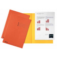 Esselte chemise de classement orange, carton de 180 g/m², paquet de 100 pièces