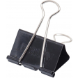 Maul clip foldback 40mm, blister de 6 pc noir