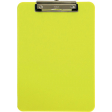 MAUL Porte-bloc plastique Neon A4 portrait, jaune transparent
