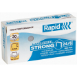 Rapid Agrafes 24/6, acier, boîte de 1.000 agrafes