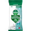 Dettol lingettes nettoyantes antibactérien, fraîcheur océane, paquet de 72 pièces