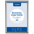 Europel cadre à clapets Economy, liste 25 mm, ft A3, argent