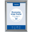 Europel cadre à clapets Economy, liste 25 mm, ft A4, argent