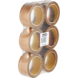 Scotch ruban adhésif d'emballage Classic, ft 50 mm x 66 m, brun, paquet de 6 rouleaux