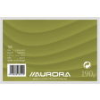 Aurora fiches blanches, ft 10 x 15 cm, uni, paquet de 100 pièces