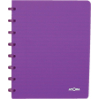 Atoma Trendy cahier, ft A5, 144 pages, commercieel quadrillé, transparant paars