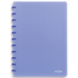 Atoma Trendy cahier, ft A4, 144 pages, quadrillé 5 mm, transparant blauw