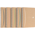 Oxford Touareg cahier à reliure spirale, 180 pages ft A5, quadrillé 5 mm, couleurs assorties