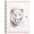 Oxford Boho Spirit cahier spiralé, ft A5, 120 pages, ligné, couleurs assorties