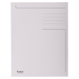 Exacompta chemise de classement Foldyne ft 24 x 32 cm (pour ft A4), gris clair, paquet de 50 pièces