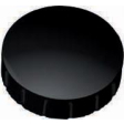 Maul Aimant Solid, 24 mm, 600 gr, boîte de 10 pièces, noir