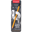 Bruynzeel crayon, boîte en metal de 6 pièces en duretés assorties