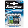 Energizer piles Lithium AA, blister de 4 pièces