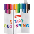STABILO Pen 68 feutre, couleurs assorties, deskset de 18 pièces