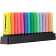 STABILO BOSS ORIGINAL Pastel surligneur, deskset de 15 pièces en couleurs assorties