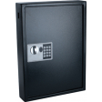 Armoire à clés, pour 50 porte-clés, ft 10 x 40 x 55 cm, noir