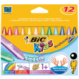 Bic craie à la cire Plastidecor Triangle 12 pièces