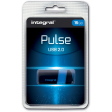 Integral Pulse clé USB 2.0, 16 Go, noir/bleu