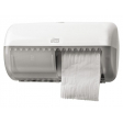 Toiletpapierdispenser Tork T4 Elevation twin verticaal wit 557000