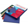 Pergamy couvertures, ft A4, carton grain cuir, 250 micron, paquet de 100 piècess, rouge