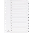 Pergamy intercalaires avec page de garde, ft A4, perforation 11 trous, A-Z avec 20 onglets