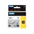 Labeltape Dymo Rhino 18055 krimpkous 12mm x1.5m zwart op wit