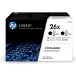 HP toner 26X, 9 000 pages, OEM CF226XD, noir, paquet de 2 pièces