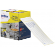 Avery étiquettes alimentaire, ft 98 x 40 mm, 1 roulleau 300 étiquettes en une boîte dévidoir, français