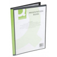 Q-CONNECT protège-documents personnalisable A4 20 pochettes noir