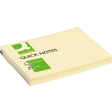 Q-CONNECT Quick Notes, ft 76 x 102 mm, 100 feuilles, jaune