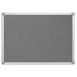 Q-CONNECT tableau de textile avec cadre en aluminium 60 x 45 cm gris