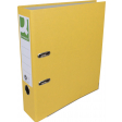 Q-CONNECT classeur, pour ft A4, en carton recouvert de Plastique Recycolor, dos de 8 cm, jaune