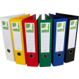 Q-CONNECT classeur,pour ft A4, complète en PP, dos de 8 cm, couleurs assorties