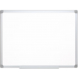 Q-CONNECT tableau blanc, avec cadre en aluminium, melamine, 1 face blanc, 1 face quadré, 120 x 90 cm