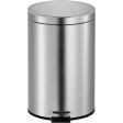 V-part poubelle à pédale 3 l, acier inoxydable mat