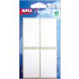 Agipa étiquettes blanches en pochette ft 30 x 55 mm (l x h), 28 pièces, 4 par feuille