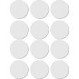 Apli étiquettes rondes en pochette diamètre 25 mm, blanc, 72 pièces, 12 par feuille (2664)