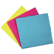 Aqualine chiffons vaiselles universels, ft 38 x 38 cm, couleurs assorties, paquet de 6 pièces