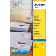 Avery Etiquettes blanches jet d'encre QuickDry boîte de 40 feuilles ft 63,5 x 33,9 mm (l x h), 960 pièces