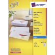 Avery étiquettes blanches QuickDry ft 38,1 x 21,2 mm (l x h), 6.500 pièces, 65 par feuille
