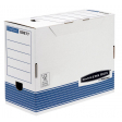 Bankers Box System boîte d'archives, ft A4, dos de 15 cm, bleu