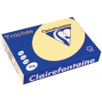 Clairefontaine Trophée papier couleur, A4, 80 g, 500 feuilles, jaune canari