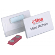Durable badges avec aimants ft 40 x 75 mm